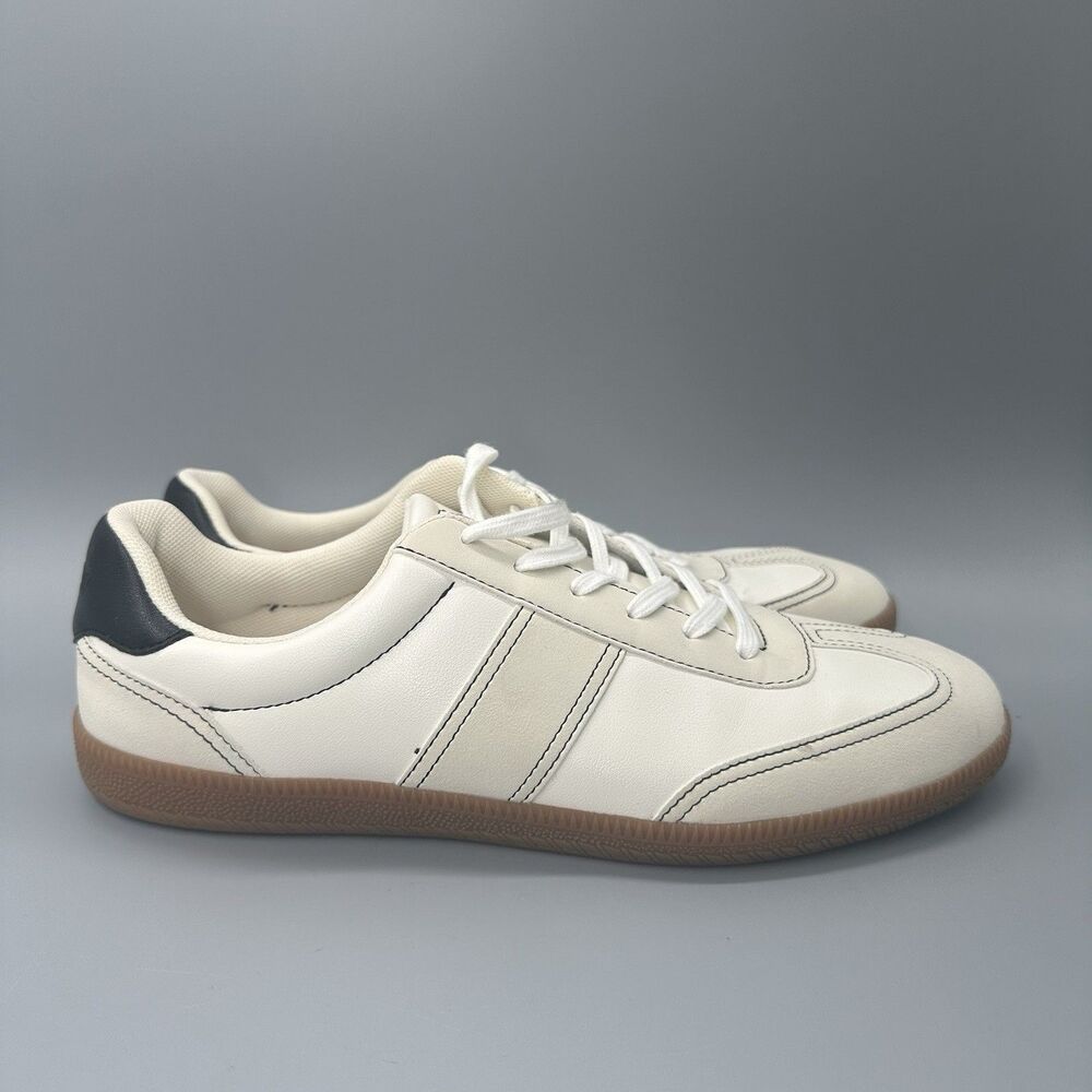 J.Crew Womens Field Sneakers White Beige US Size 9.5 9H Casual Sneakers - Picture 3 of 8
